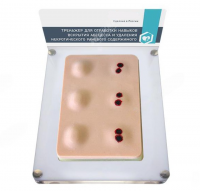 Тренажер для отработки навыков вскрытия абсцесса и удаления некротического раневого содержимого